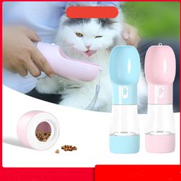 Pet dog accompanying water cup Go out kettle supplies outdoor drinking feed drinker Teddy portable bottle