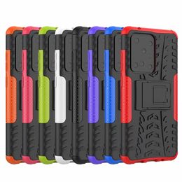 Dazzle Kickstand Case For Iphone 13 Pro Max Mini Samsung Galaxy S21 FE A22 5G 4G S20 Plus Ultra 6.9inch A51 A71 ShockProof Rugged Tyre