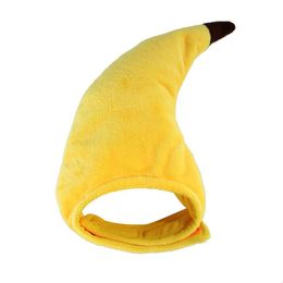 Cat Toys Cute Pet Hat Banana Shape Headgear For Small Dog And Festival Funny Outfit Clothing