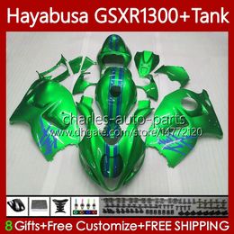 Hayabusa Body For SUZUKI GSXR 1300CC GSX R1300 1300 CC 1996-2007 74No.158 GSX-R1300 GSXR-1300 2002 2003 2004 2005 2006 2007 GSXR1300 96 97 98 99 00 01 Fairing Light green