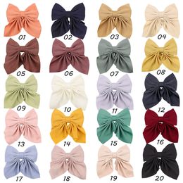 2021 New 4.5inch Hair Bows With Clips For Cute Baby Girls Colorful Hair Clips Hairpins Barrettes Kids Hair Accessories