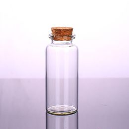40ML 30X80X17MM Cork Stopper Glass Bottle Vials Jars with Cork Wishing Bottle Wedding Favour
