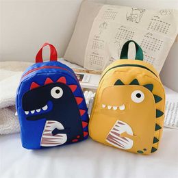 Cute Dinosaur Toddler Backpack for Boys Girls Preschool Nursery Travel Bag Elementary School Bag Bookbag Children Nylon bag 211025