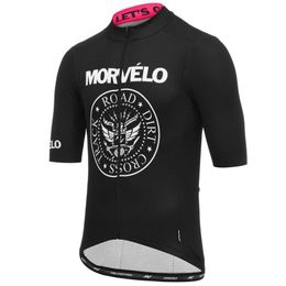 Racing Jackets Morvelo 2022 Cycling Jersey Summer Short Sleeve MTB Bike Clothing Ropa Bicycle Men's Clothes