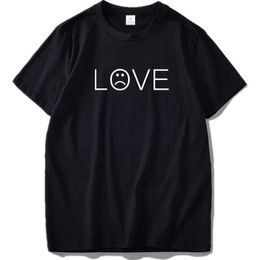 Sad Love T-shirt Streetwear Rapper Gifts Original Design Cool Tshirt Youth Party Short Sleeve Summer Tops Tee X0621