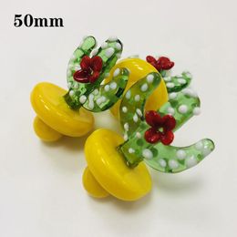 Heady 35mm OD Carb Caps For Quartz Banger Nail Glow Cacti in The Colored Carb Cap Dab Rigs Smoking Accessories DCC04