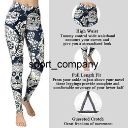 Clothing White Skull Activewear Ultimate Workout Sportswear 2021 New Arrival Leggings Blue Girl Trousers