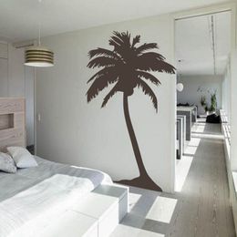 Large Palm tree wall sticker , living room tropical wall art house decoration tall palm tree 3 sizes 210308