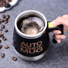 -Canecas Auto inoxidável que agita a caneca de café usb Recarregável Misturador elétrico automático do misturador de mistura do leite
