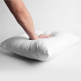 home interiors wholesale Canada - Pillow 2pcs Cushion Core Case 45x45cm Interior Hypoallergenic Down Substitute Polyester Square Home Bedding #4M08