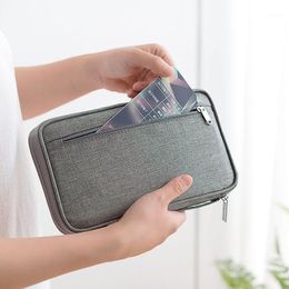 Multifunctional Travel Passport Bag Waterproof And Dustproof Wallet Card Package Money Organiser Abroad Necessity Storage Bags