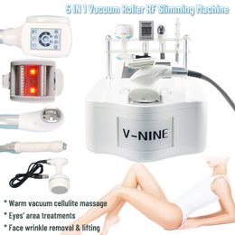 V9 5 handles multifunction Cavitation RF Vacuum slimming machine for facial skin tightening reduce cellulite
