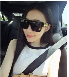 NEW Arrival Women Square Luxury Sunglasses Oversize Unique Clear Female Sun glasses Eyeglasses Big Brand Designer