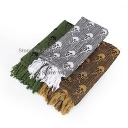 Cycling Caps & Masks 100% Cotton Outdoor Military Shemagh Tactical Desert Skull Scarf Wrap Arab Tessel Shawl Keffiyeh Pattern 110 *