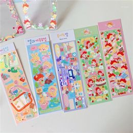 Gift Wrap INS Cute Girl Landscaping Stickers DIY Scrapbooking Journal Base Collage Star Chasing Phone Diary Happy Planner Decoration