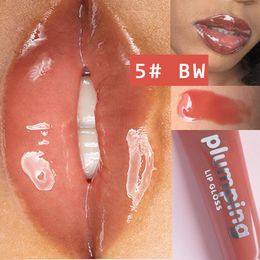 Moisturising Plumping Lipgloss Cherry Glitter Lip Gloss Plumper Makeup Nutritious Lipstick Mineral Oil Clear