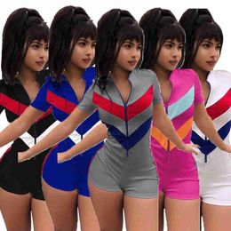 womens onesies jumpsuits rompers sexy skinny overall playsuit one piece shorts jumpsuit female clothes summer bodycon shorts legging klw0776