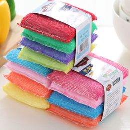 Sponges dish towel Household Cleaning Tools Kitchen Factory wholesales hundred clean tools double-sided sea cotton brush In addition to oil housework good helper