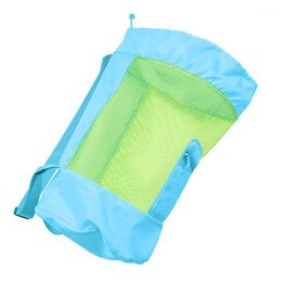 Storage Bags 24 X 48 Cm Beach Game Bag Foldable Drawnet Eye Multi Purpose Backpack Toy Lightweight Children's