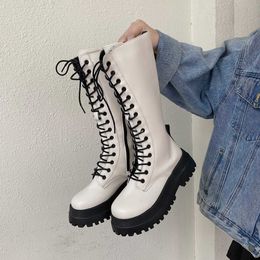 2022 Knight Boots Women's Shoes Autumn and Winter 2021 New Fashion All-match Tall and Calf Long Boots Women Y1018