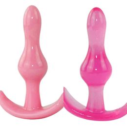 Nxy Anal Toys Smooth Soft Plug Butt Women Masturbation Sex Men Prostate Stimulate Massage 1218