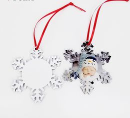 sublimation blank Christmas tree decoration pendant MDF two-sided printing DIY gifts tag heat transfer printing plate