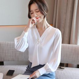 Descuento Mujer Camisa Blanca Corbata 2022 en venta en DHgate.com