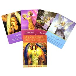 Archangel Oracle Card Tarot Cards And PDF Guidance Divination Deck Entertainment Parties Board Game Support drop shipping 45 Pcs