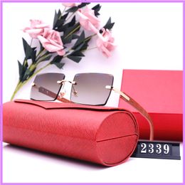 2021 New Sun Glasses Light Colored Sunglasses Decorative Glasses Women Mens Designer Driving Casual Mens Eyewear Outdoor With Box D219113F