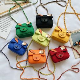 Girls Mini Shoulder Bag Cute Carrot Messenger Bag Kids All-Match Key Coin Purses And Handbags Cartoon Handbags Girl Clutch