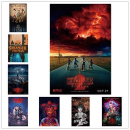 Stranger things 8 poster 5D DIY painting Square embroidery Cross stitch Full Round Diamond mosaic WG1263