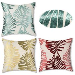 Cushion/Decorative Pillow Set Of 2 Decorative Throw Pillowcase Covers Couch Pillows Cotton Linen Cushion Cover For Office Sofa Living Room 1
