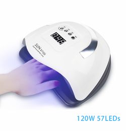 UV LED 57 LEDs Quick Drying Gel Polish Manicure Pedicure Professional Nail Salon Lamp Dryer