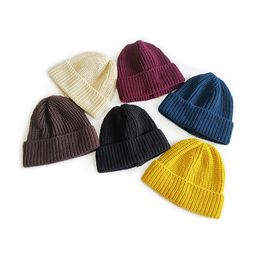 M357 New Autumn Winter Baby Kids Knitted Hat Skull Cap Boys Girls Warm Beanie Children Hats