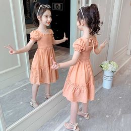 Summer Lace Children Clothing Princess Kids Dresses For Girls Causal Wear Dress 3 8 Years Girls Dress Vestido Robe Fille Q0716