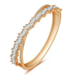 Women's Electroplating Bracelet Simple Design 2021new Stone Inlaid Bracelet Jewellery Accessories Q0717