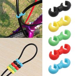 10Pcs Bicycle MTB Brake Cable S Style Clips Buckle Hose Guide Bike Cross Line Clip Ring Clasp Cycling Accessories Gear