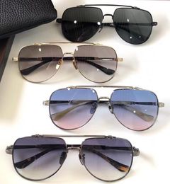 Brand Designer Oversized Sunglasses for Women Men Metal Frame Punk Eyeglasses Anti UV Big Frame Eyewear Men's Driving Sun Glasses with Original Box