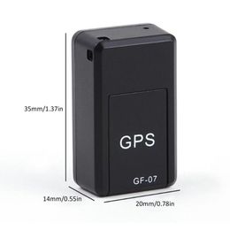 GF-07 Mini GPS Tracker Ultra Mini GPS Long Standby Magnetic SOS Tracking Device GSM SIM GPS Tracker For Vehicle Car Person Locatio257W