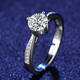 Wedding Couple Rings For Women MoissaniteRings Jewellery Silver 925 Engagement ring luxury jewellery for teen girls