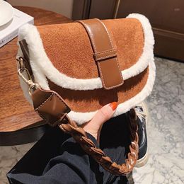 Evening Bags Autumn And Winter Fashion Pu Leather Small Saddle Crossbody Bag For Women 2022 Luxury Shoulder Purses Handbags