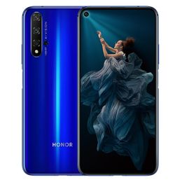 Original Huawei Honour 20 4G LTE Cell Phone 8GB RAM 128GB 256GB ROM Kirin 980 Octa Core Android 6.26" Full Screen 48MP Face ID Mobile Phone