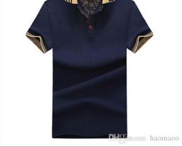 Moda Masculino Designer Polos Manga Curta Camisa Camisetas Golftennis Roupa