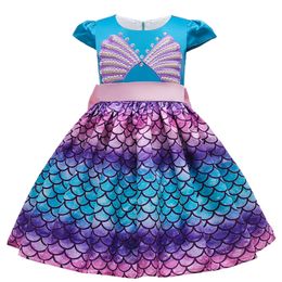 Girls Dress Kids Halloween Birthday Cosplay Party Costume For 3-10 Years Girl Princess Tutu Dresses Children Gown Clothing 210303