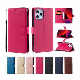 Fashion Leather Wallet Phone Cases With Cardholder for iPhone 12 13 14 15 Plus Pro Max Samsung S24 Note 20 Ultra A01 A11 A21 A31 A41 A51 A71