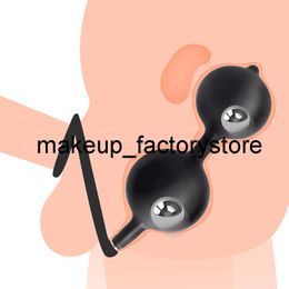 Massage Inflatable Huge Anal Butt Plug Built-in Steel Ball Women Vaginal Anal Dilator Expandable Silicone Men Prostate Massager Sex Toys