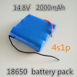 1pcs 18650 lithium ion battery 14.8V 2000mAh batteries pack 2600mah for Cordless Robot Vacuum Cleaner Sweeping machine cameras