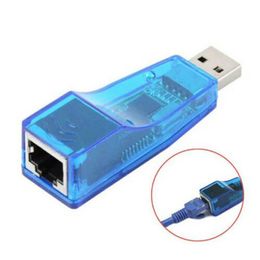 USB External RJ45 Ethernet to USB 2.0 LAN Network 10/100Mbps Card Adapter Converter PC Laptop