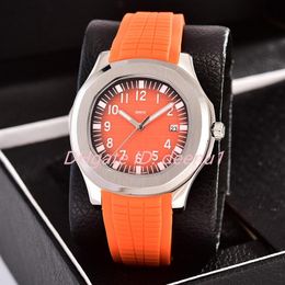 deenu1-Men's watch automatic mechanical 2813 movement with original box 40 mm comfortable rubber strap 5ATM waterproof luminous montre de luxe