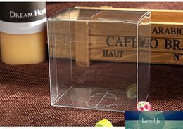 30pcs 4*9*9cm clear plastic pvc box packing boxes for gifts/chocolate/candy/cosmetic/crafts square transparent pvc